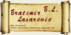 Bratimir Lašarević vizit kartica
